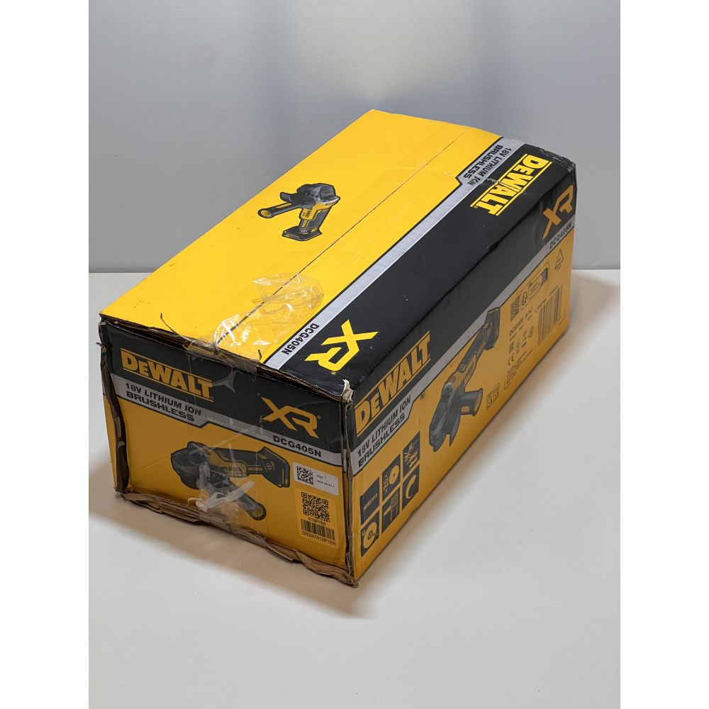 Угловая шлифмашина DEWALT DCG405N, 18 В, 125 мм, 9000 об/мин, без АКБ и ЗУ (УЦЕНЕННЫЙ ТОВАР) (DCG405N-XJ/U2)