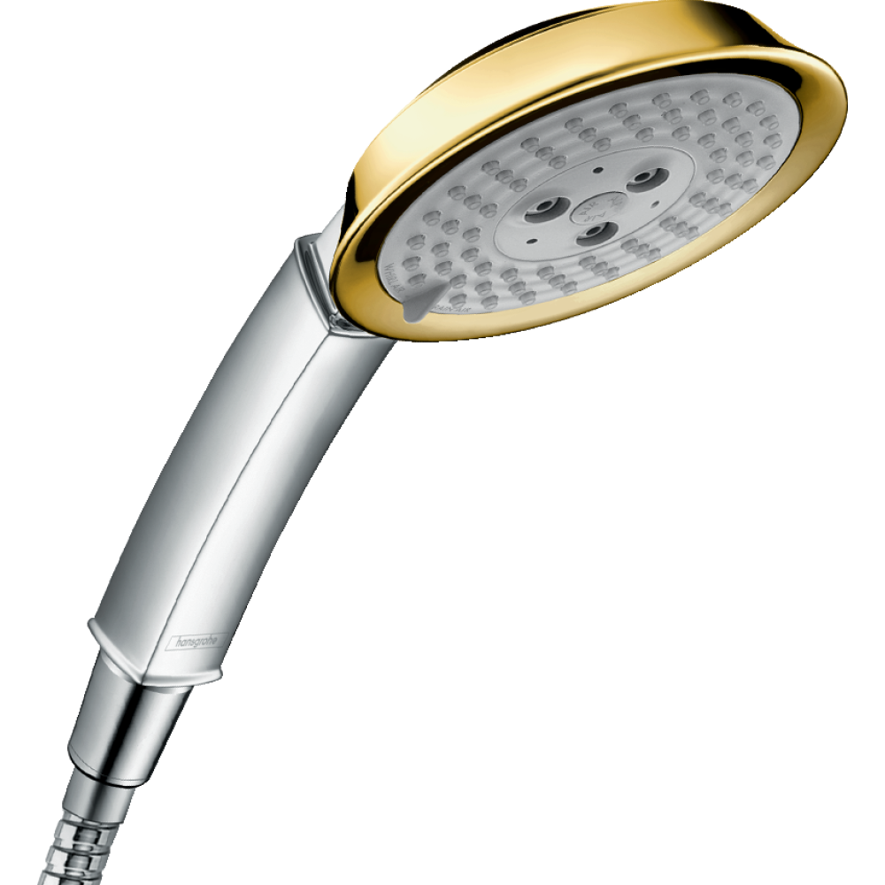 Ручной душ hansgrohe Raindance Classic 100 3jet 28548090, хром/под золото