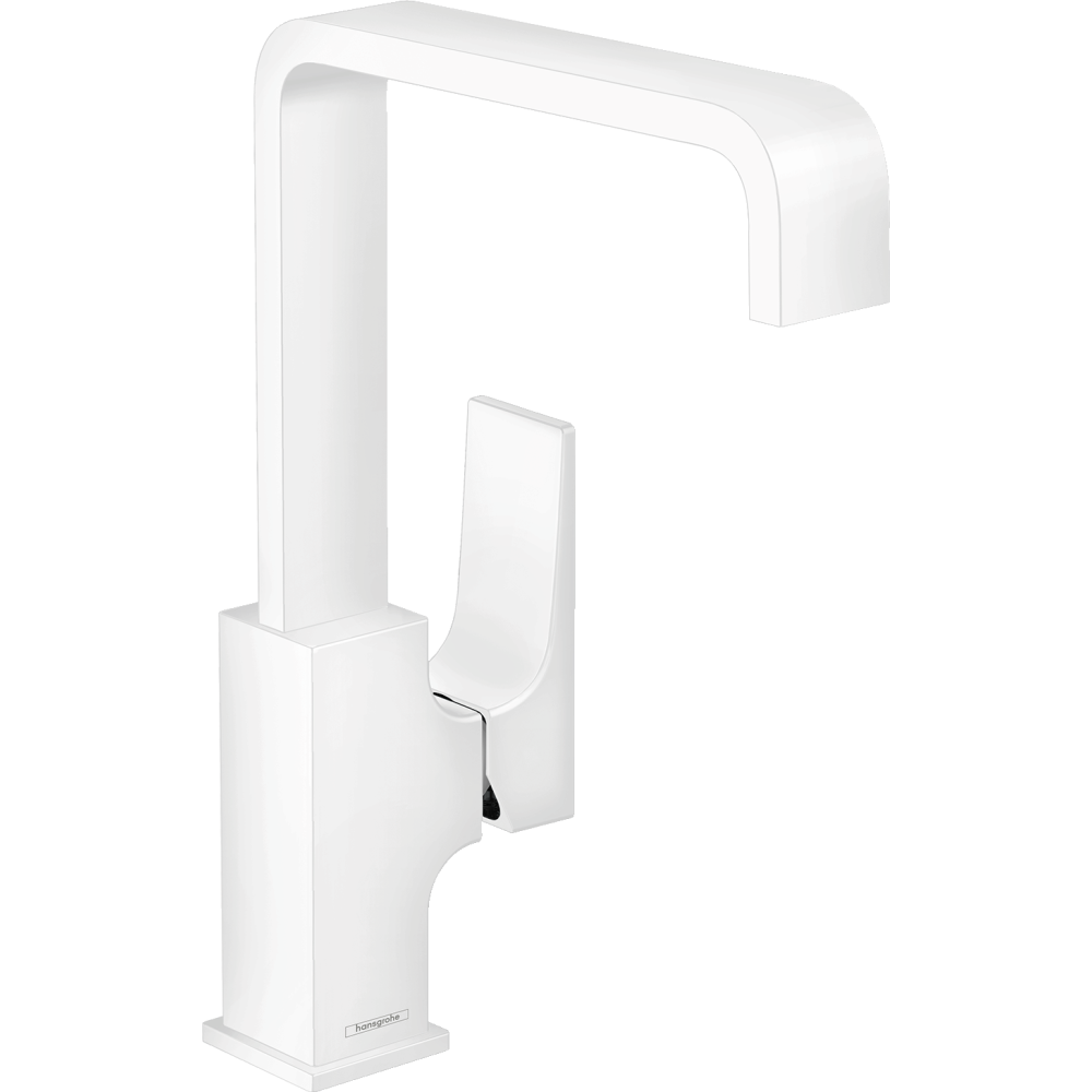 Смеситель для раковины hansgrohe Metropol 230 с поворотным изливом 32511700, матовый белый