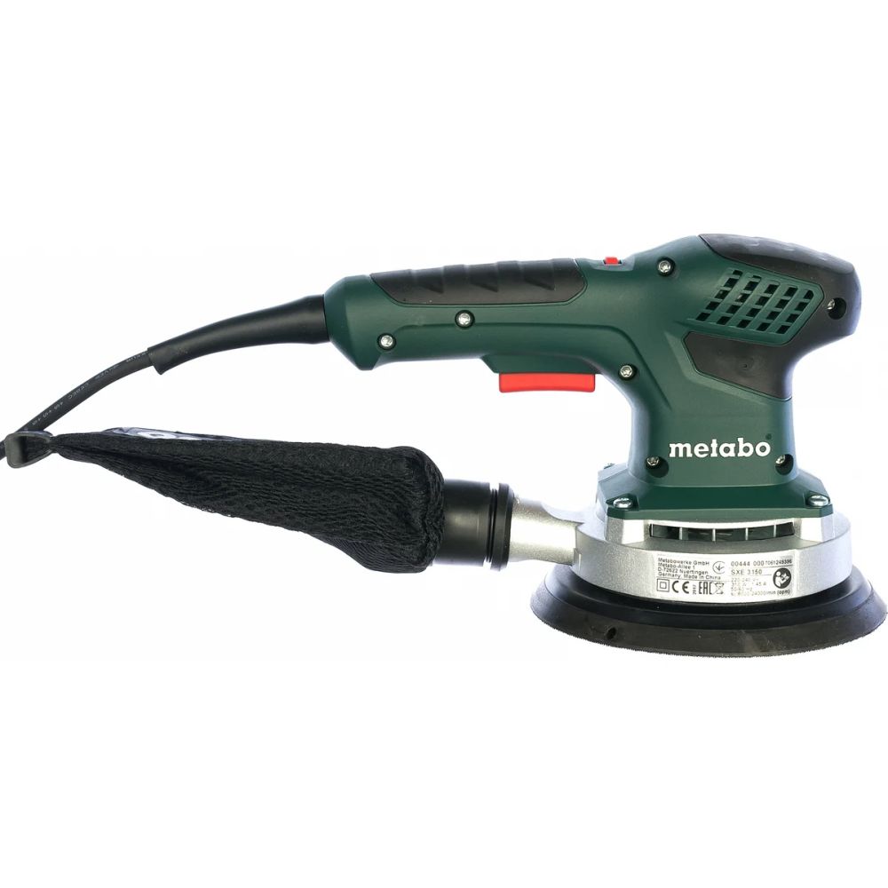Эксцентриковая шлифмашина Metabo SXE 3150, 310 Вт, 150 мм, 24000 кол/мин (600444000)