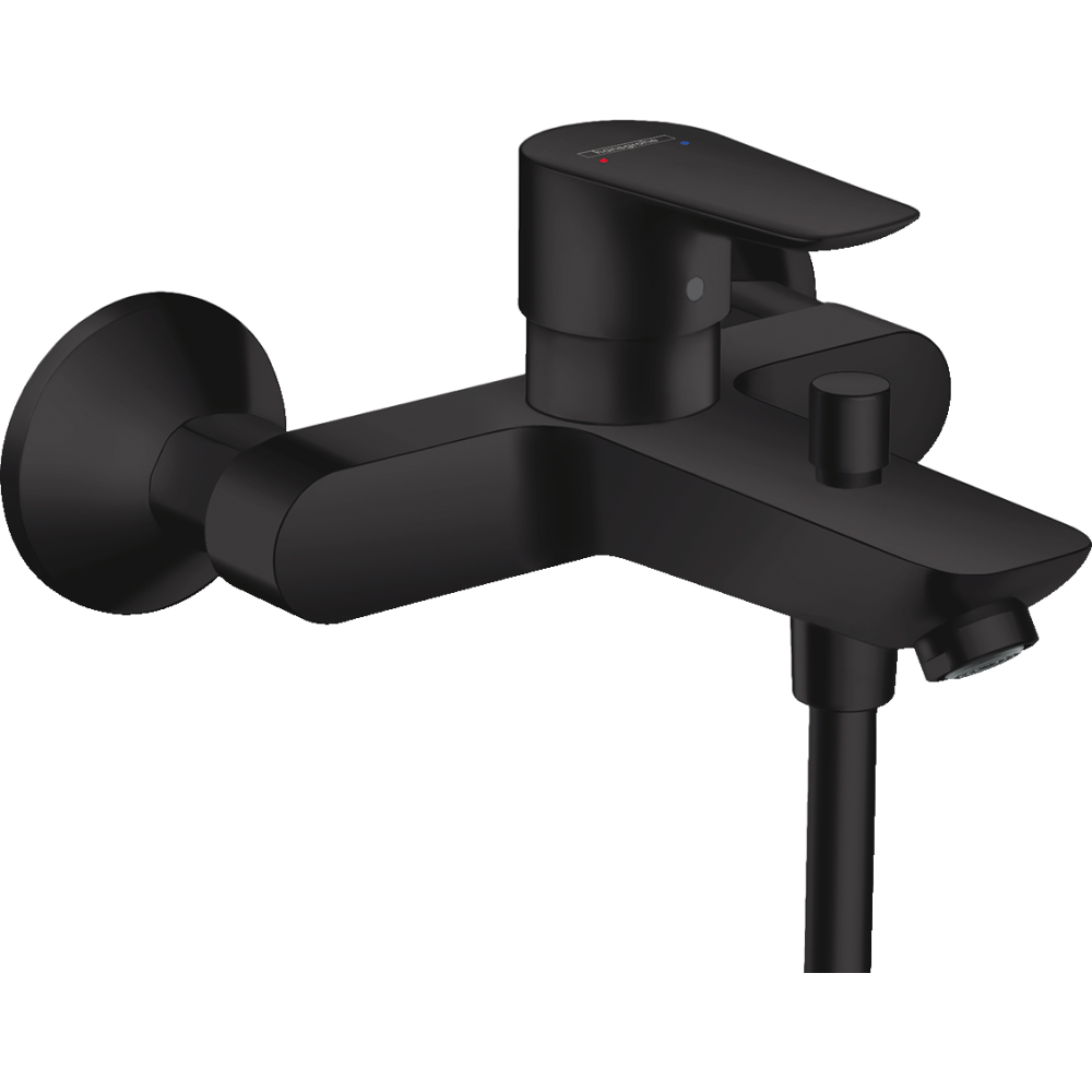 Смеситель для ванны hansgrohe Talis E внешнего монтажа 71740670, матовый черный