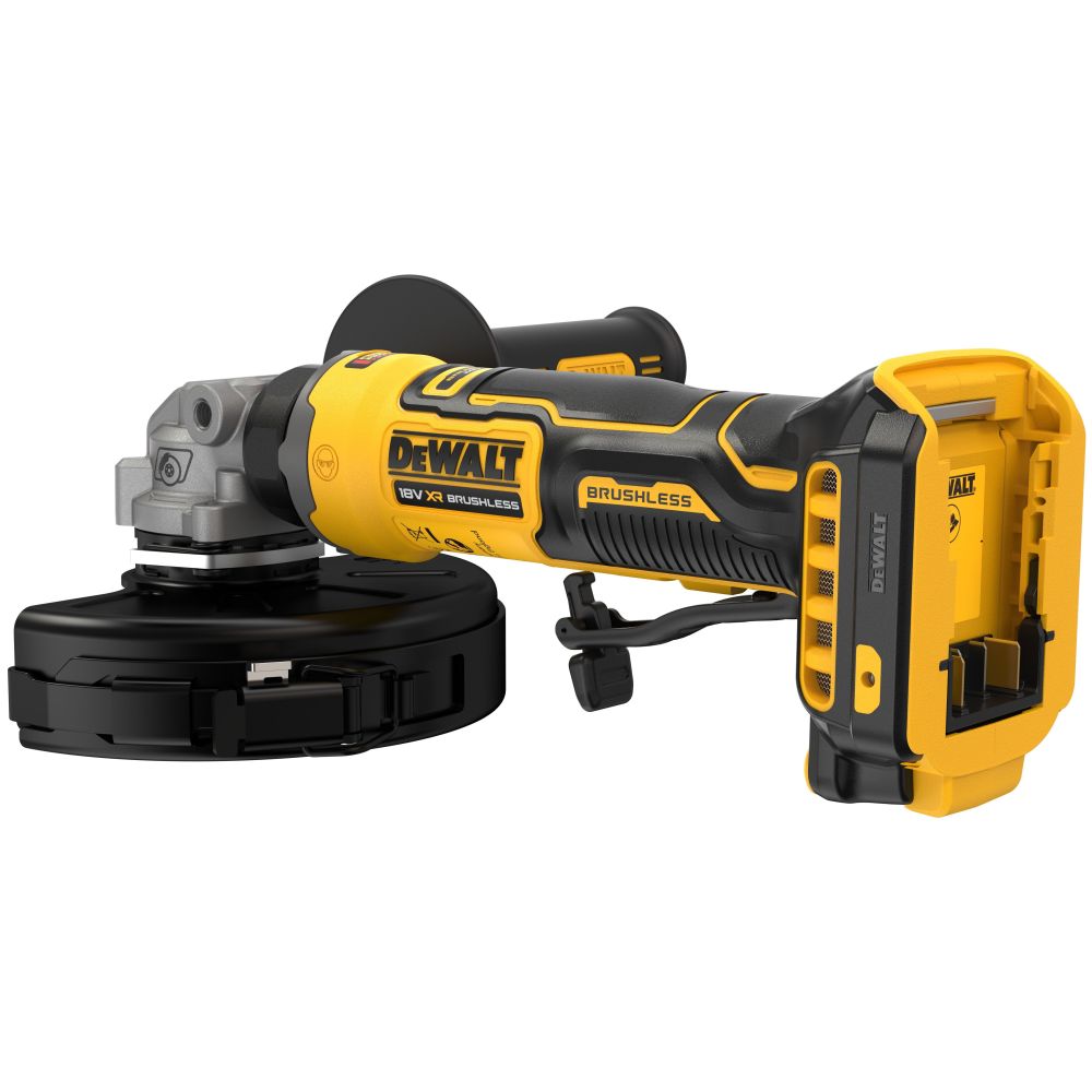 Аккумуляторная угловая шлифмашина DEWALT DCG404NT, 18 В, 125 мм, 11000 об/мин, без АКБ и ЗУ, в кейсе TSTAK (DCG404NT-XJ)