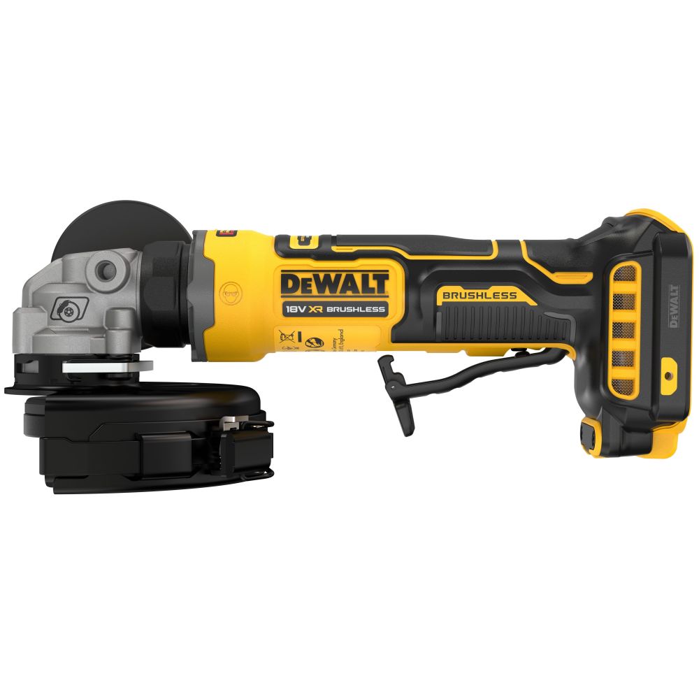 Аккумуляторная угловая шлифмашина DEWALT DCG404NT, 18 В, 125 мм, 11000 об/мин, без АКБ и ЗУ, в кейсе TSTAK (DCG404NT-XJ)
