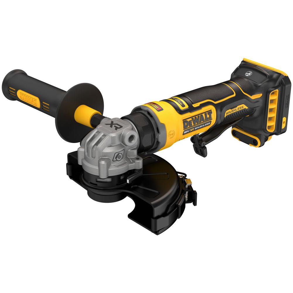 Аккумуляторная угловая шлифмашина DEWALT DCG404NT, 18 В, 125 мм, 11000 об/мин, без АКБ и ЗУ, в кейсе TSTAK (DCG404NT-XJ)