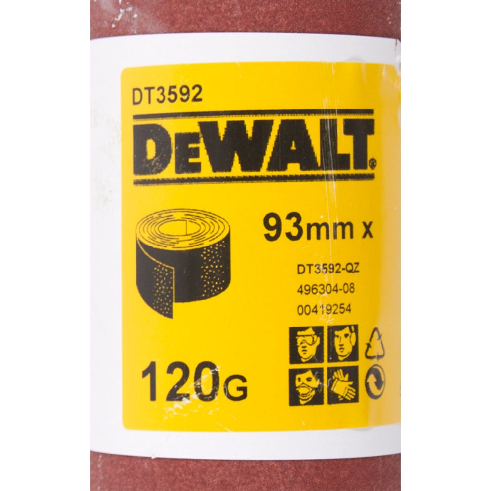 Шлифлист DEWALT DT3592, 5 м x 93 мм, 120G