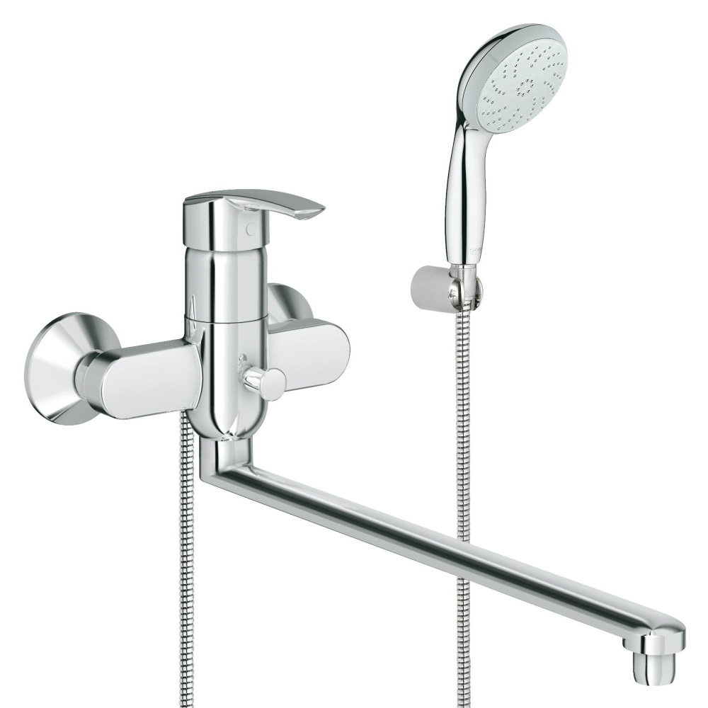 Смеситель для ванны GROHE Multiform с душевым гарнитуром, хром (32708000)