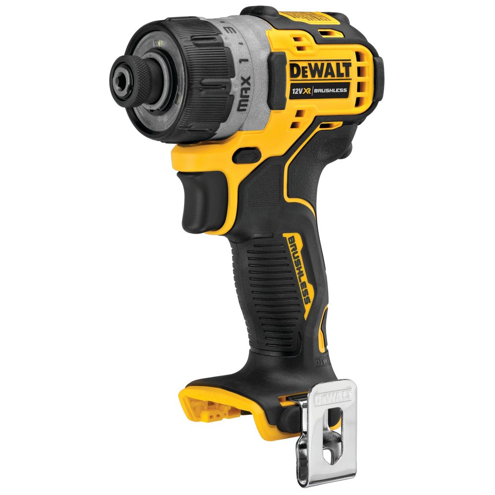 Аккумуляторный шуруповерт DEWALT DCF601NT, 12 В, 8 Нм, без АКБ и ЗУ, в кейсе TSTAK (DCF601NT-QW)