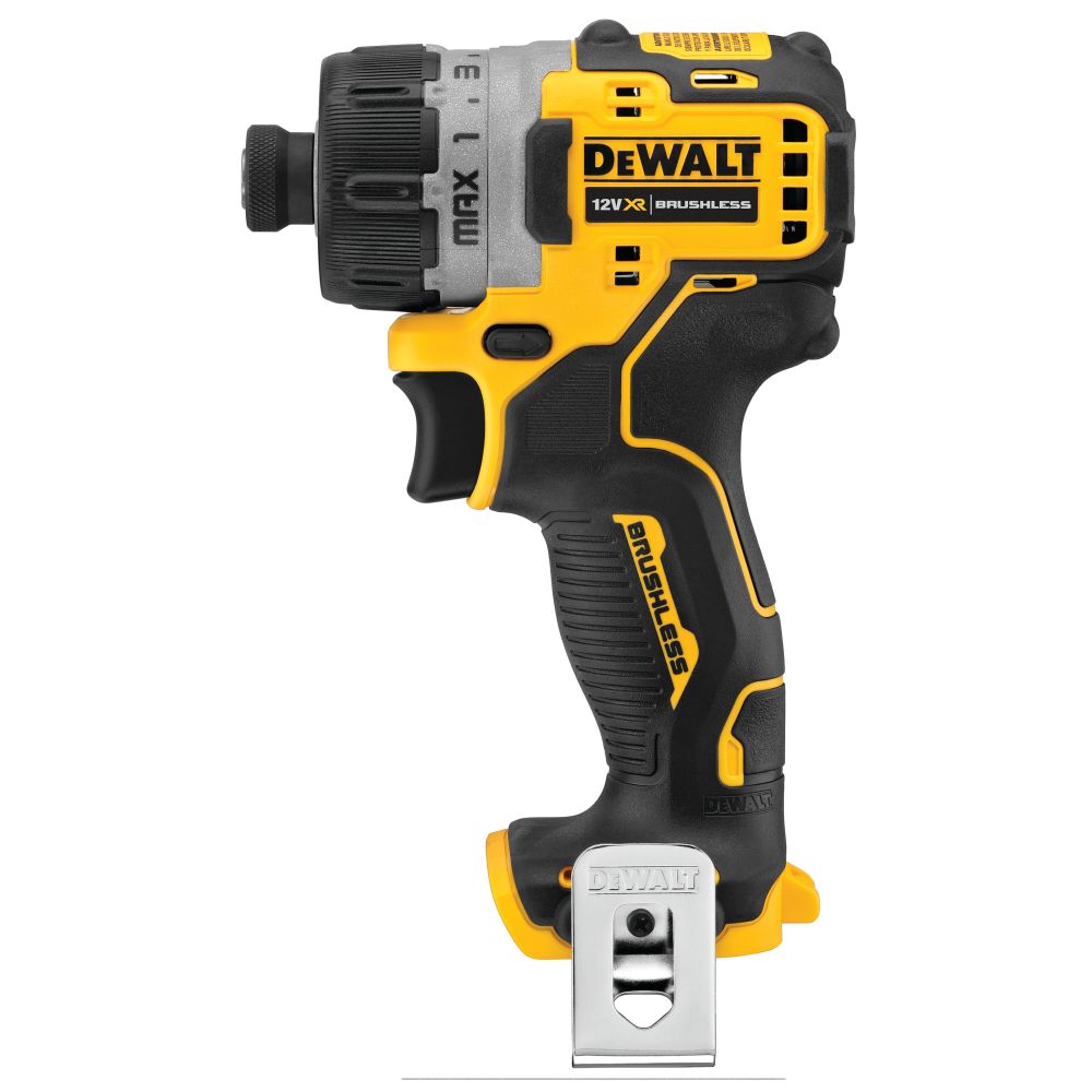 Аккумуляторный шуруповерт DEWALT DCF601NT, 12 В, 8 Нм, без АКБ и ЗУ, в кейсе TSTAK (DCF601NT-QW)