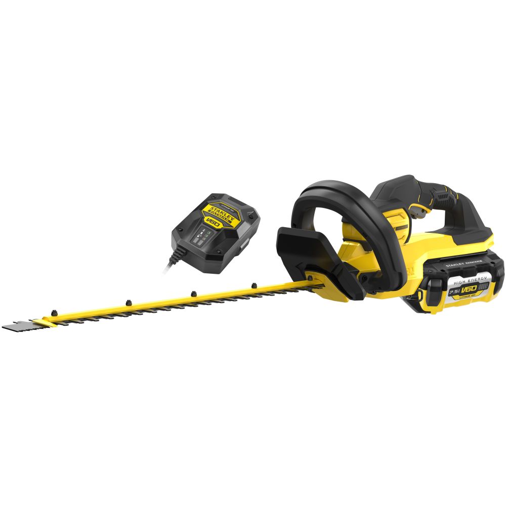 Аккумуляторный кусторез STANLEY FATMAX SFMCHTB866B, 54 В, 60 см, 1500 ход/мин, с АКБ 7.5 Ач и ЗУ (SFMCHTB866BY1)