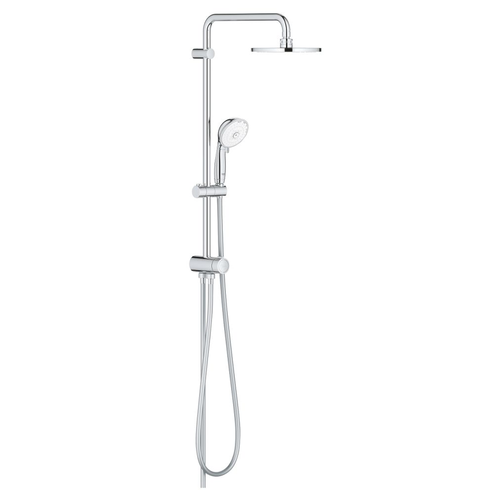 Душевая система GROHE New Tempesta Rustic 200 с переключателем потоков, хром (27399002)
