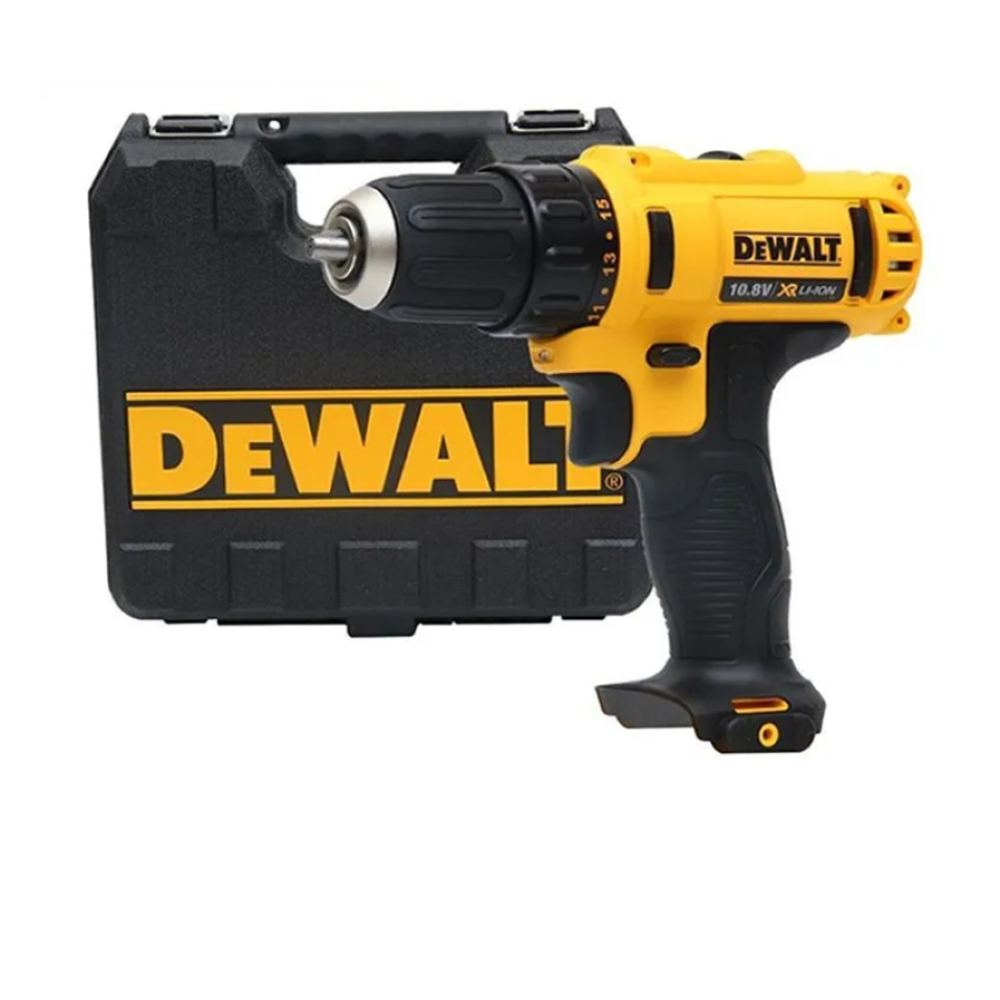 Аккумуляторная дрель-шуруповерт DEWALT XR 10.8 B, 24 Нм, 2 скорости, кейс, без АКБ и З/У, DCD710NT