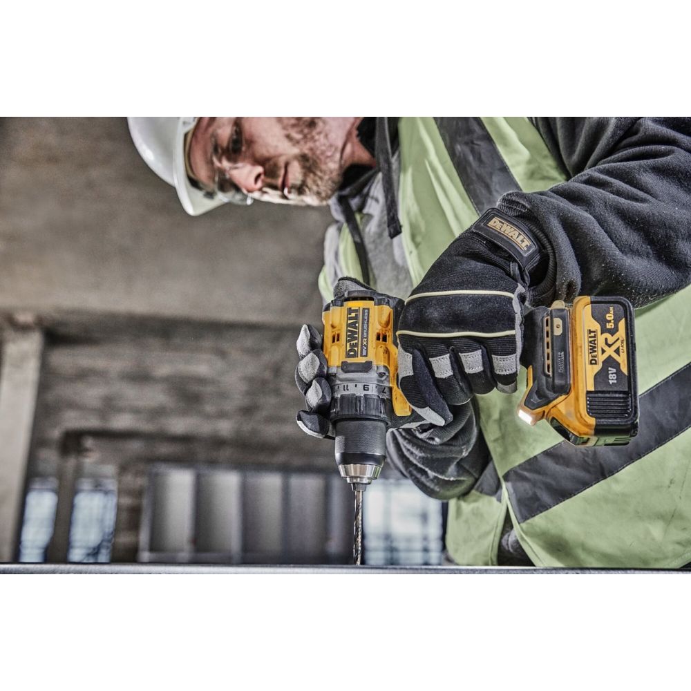 Аккумуляторная дрель-шуруповерт DEWALT DCD800D1T, 18 В, 2000 об/мин, с АКБ 2 Ач и ЗУ, в кейсе TSTAK (DCD800D1NT-XJ)