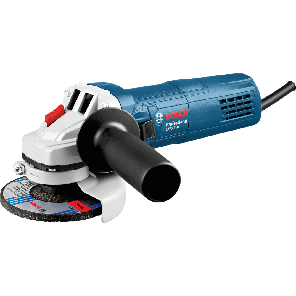 Угловая шлифмашина Bosch GWS 750-125,, 750 Вт, 125 мм, 11000 об/мин (0.601.394.001)