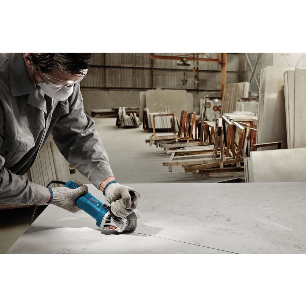 Угловая шлифмашина Bosch GWS 750-125,, 750 Вт, 125 мм, 11000 об/мин (0.601.394.001)