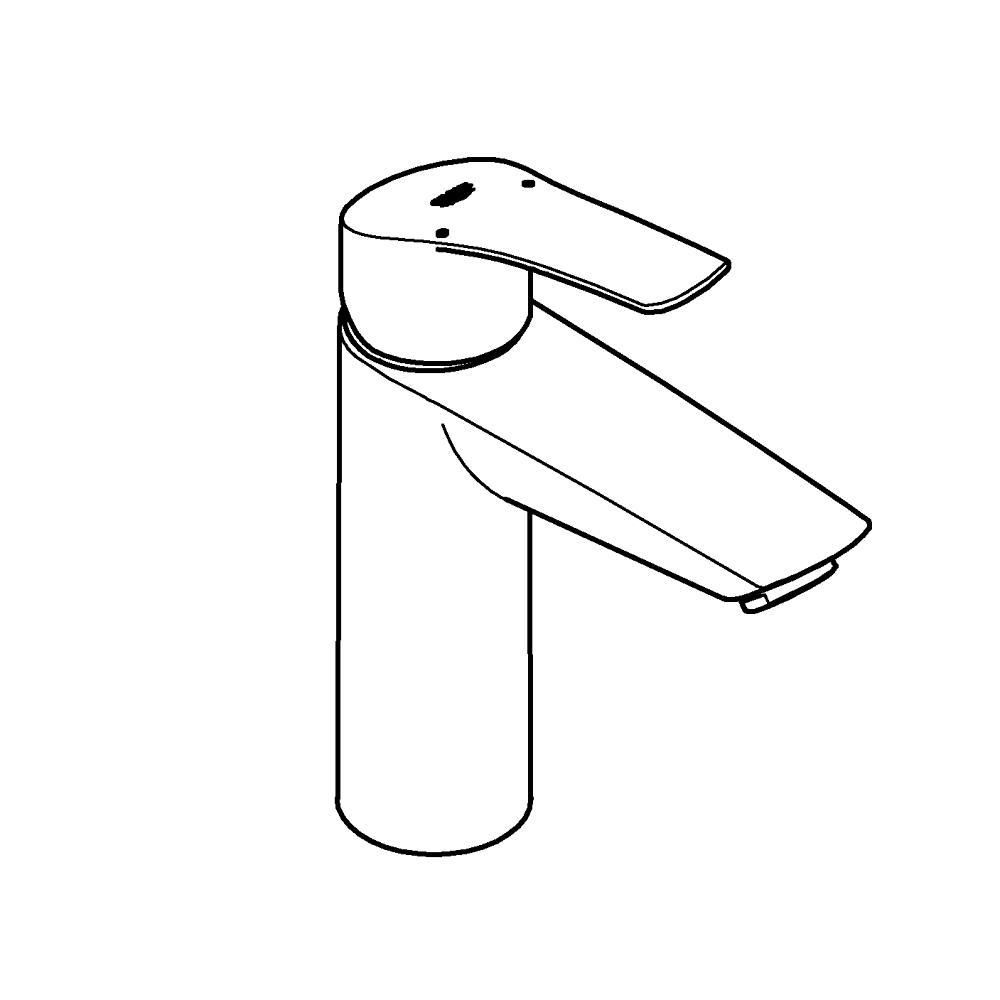 Смеситель для раковины GROHE Eurosmart, M-size, хром (23923003/U), уценненый товар