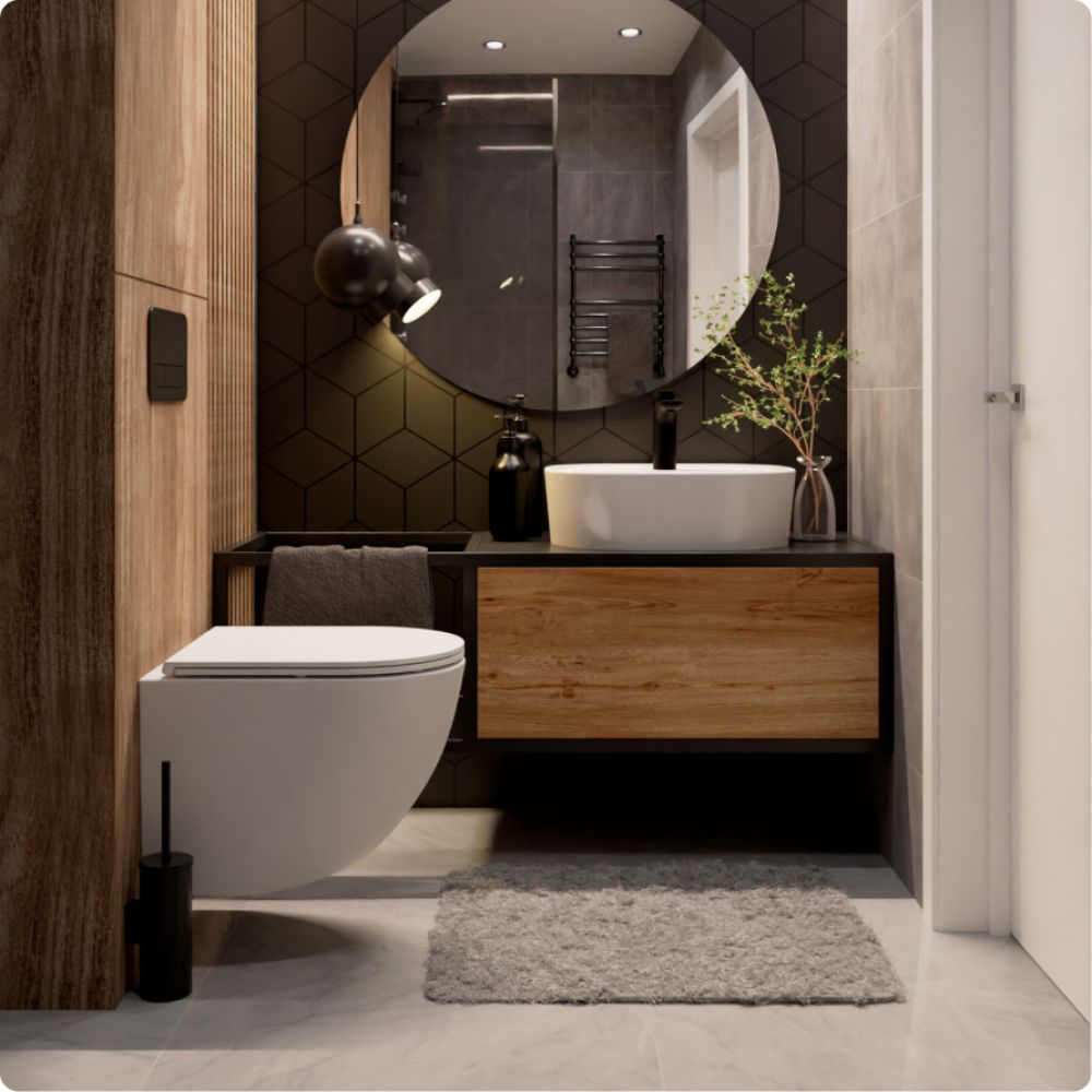 Комплект инсталляции GROHE Solido 38811KF0 с унитазом AQUAme AQM2002MW и сиденьем с микролифтом (NW0298)