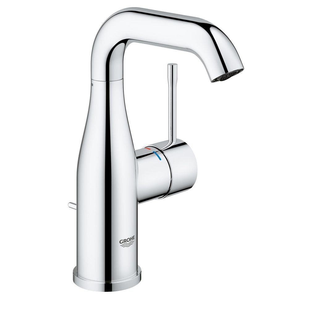 Смеситель для раковины GROHE Essence с донным клапаном, M-size, хром (23462001)