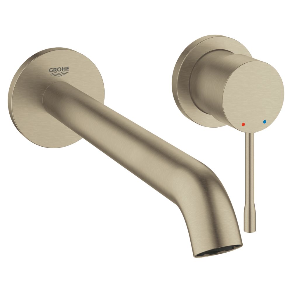 Внешняя часть смесителя для раковины GROHE Essence скрытого монтажа, на 2 отверстия, L-Size, никель матовый (29193EN1)