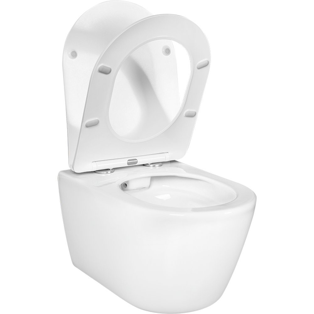 Унитаз Aquatek БЕТТА подвесной с сиденьем с микролифтом, белый AQ1253W-00