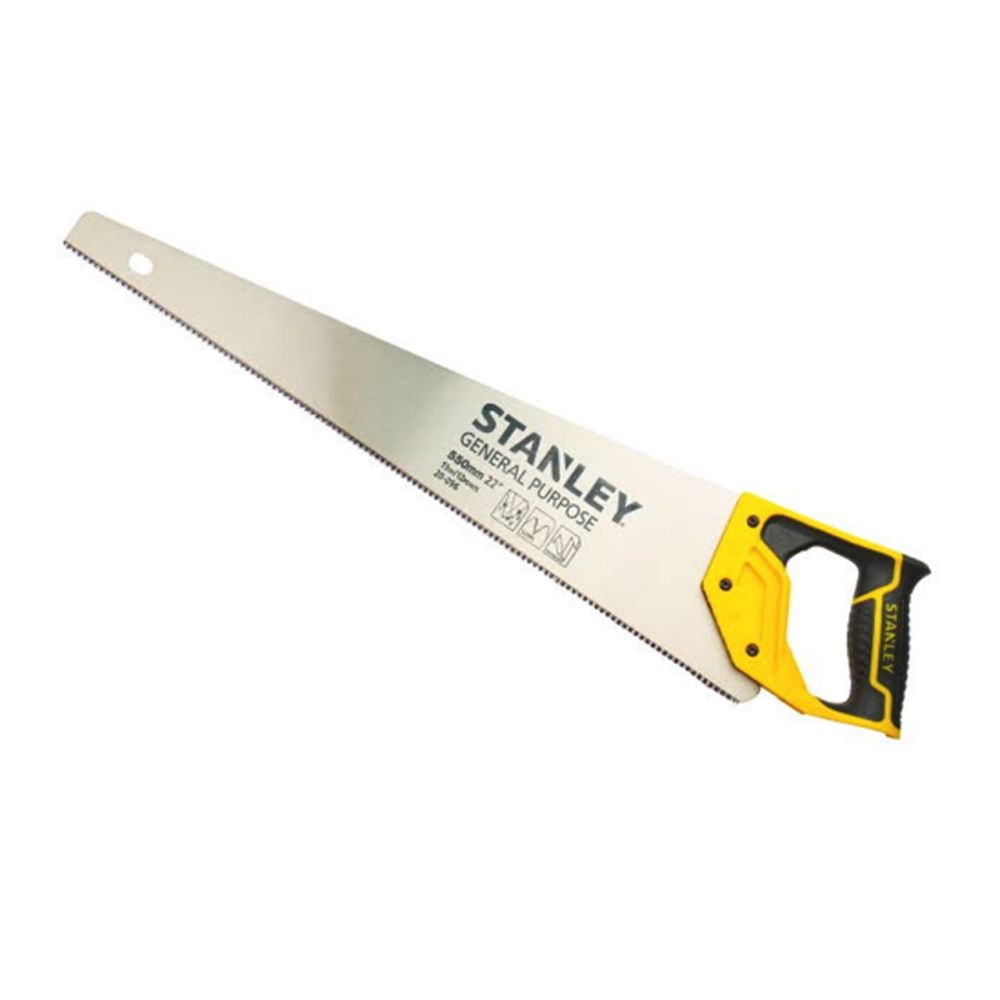 Ножовка по дереву General Purpose с закаленным зубом STANLEY 1-20-096, 11 х 550мм