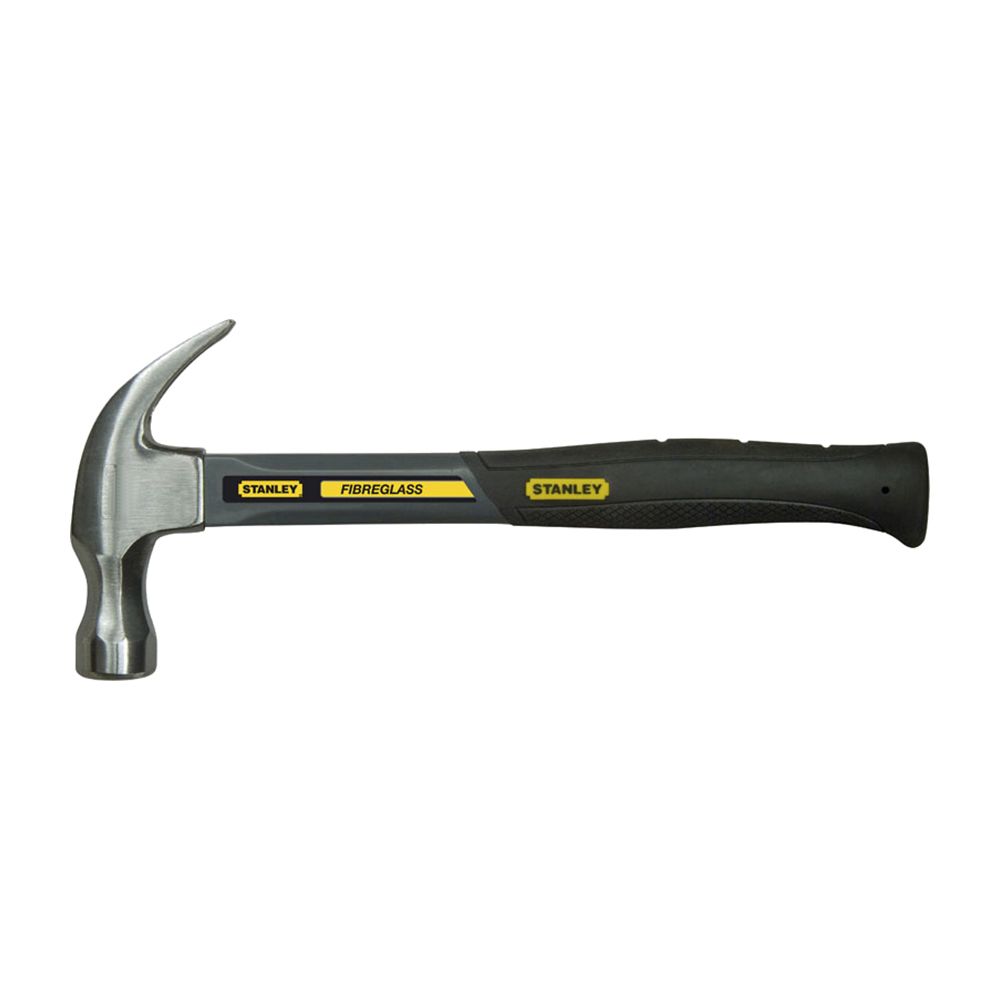 Молоток Grey Fiberglass Curve Claw STANLEY 1-51-529, 450 г/16 мм