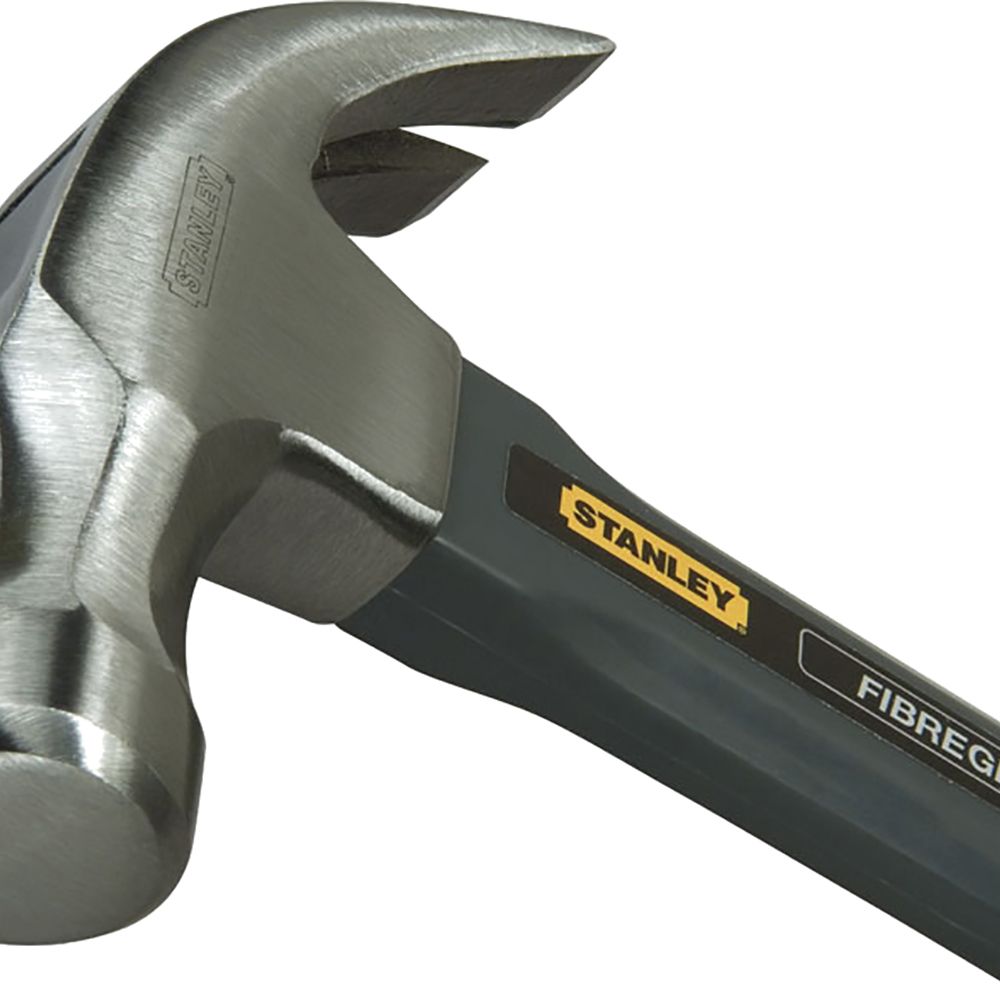 Молоток Grey Fiberglass Curve Claw STANLEY 1-51-529, 450 г/16 мм