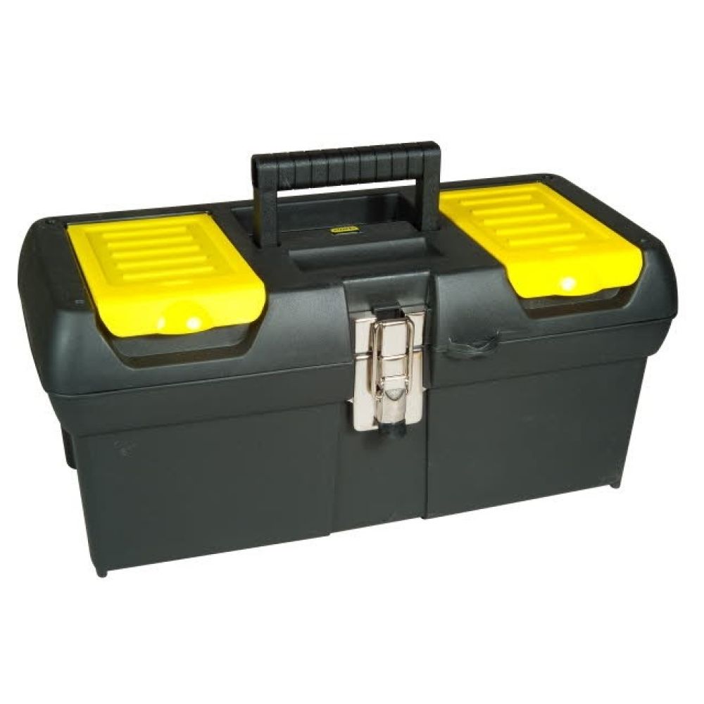 Ящик для инструмента с 2 встроенными органайзерами и металлическим замком пластмассовый (16013) STANLEY 1-92-065