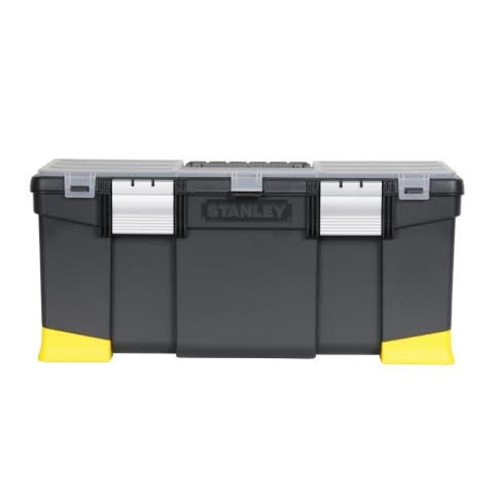 Ящик инструментальный пластмассовый с органайзерами, лотком и алюминиевыми замками 22 STANLEY 1-97-512