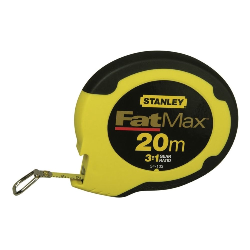 Рулетка измерительная длинная FatMax с металлическим полотном STANLEY 0-34-133, 20 м х 10 мм
