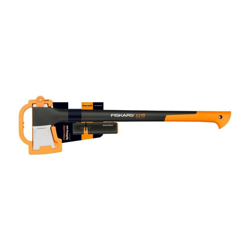 Топор-колун Fiskars L, X21 + точилка Xsharp, 1019333