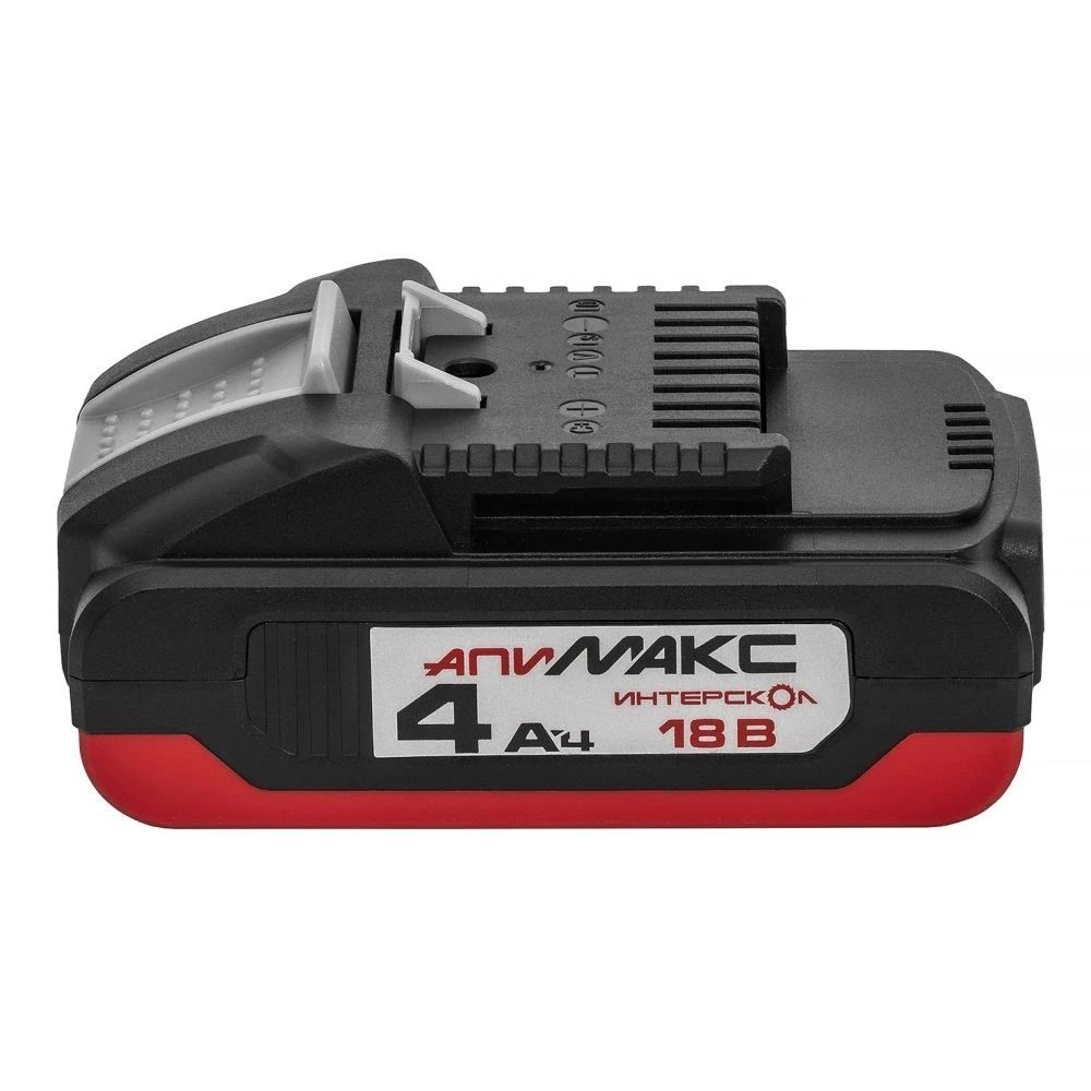 Бесщеточный аккумуляторный строительный фен ИНТЕРСКОЛ ФЭА-200/18В, 550°С, 200 л/мин, с АКБ 4 Ач и ЗУ, 764.0.0.70