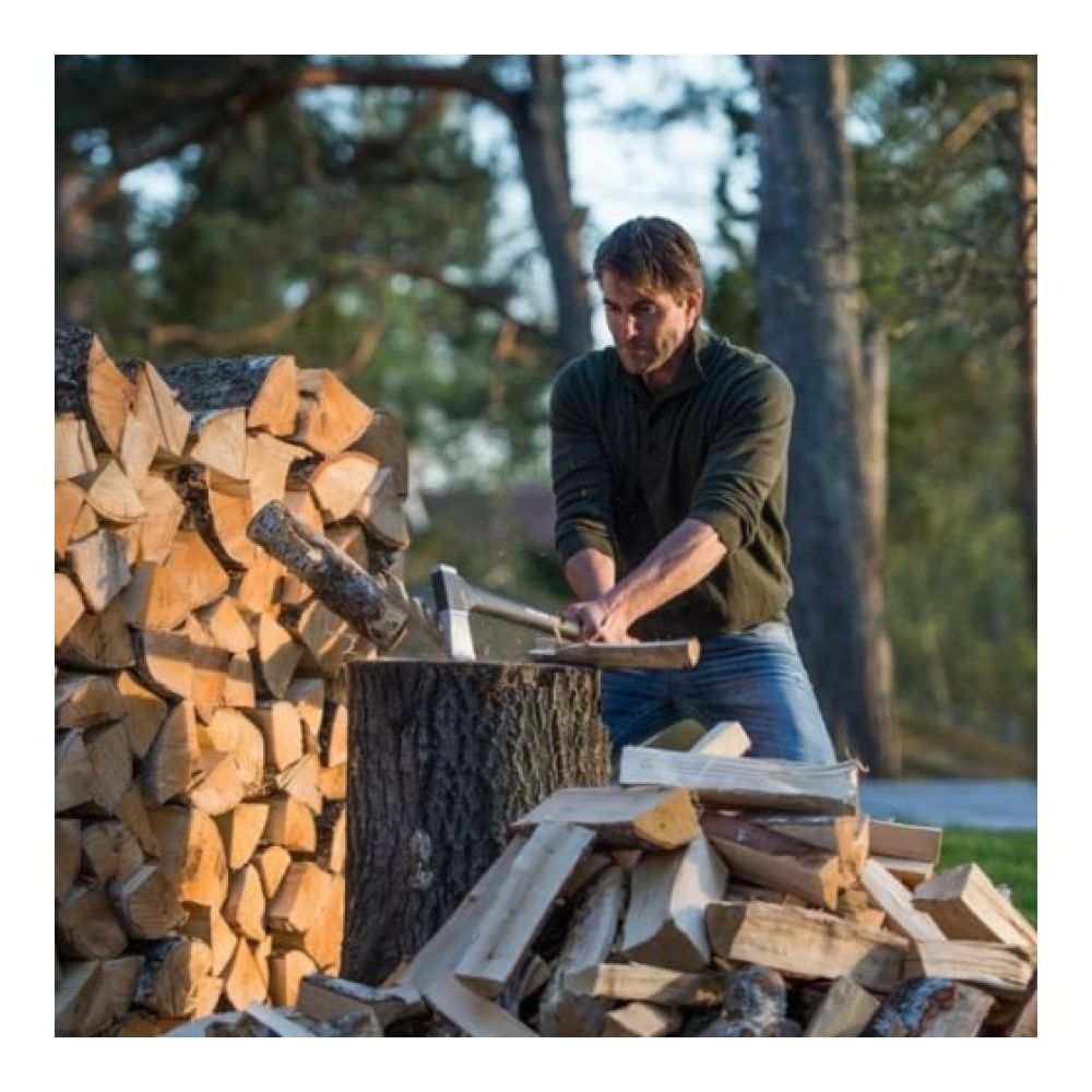 Набор FISKARS топор-колун Х25 + нож строительный CarbonMax, 1057915