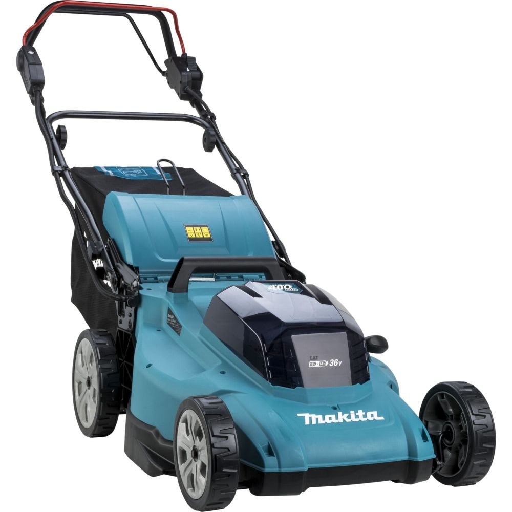 Газонокосилка аккумуляторная Makita LXT 2x18 В, (DLM481CT2)