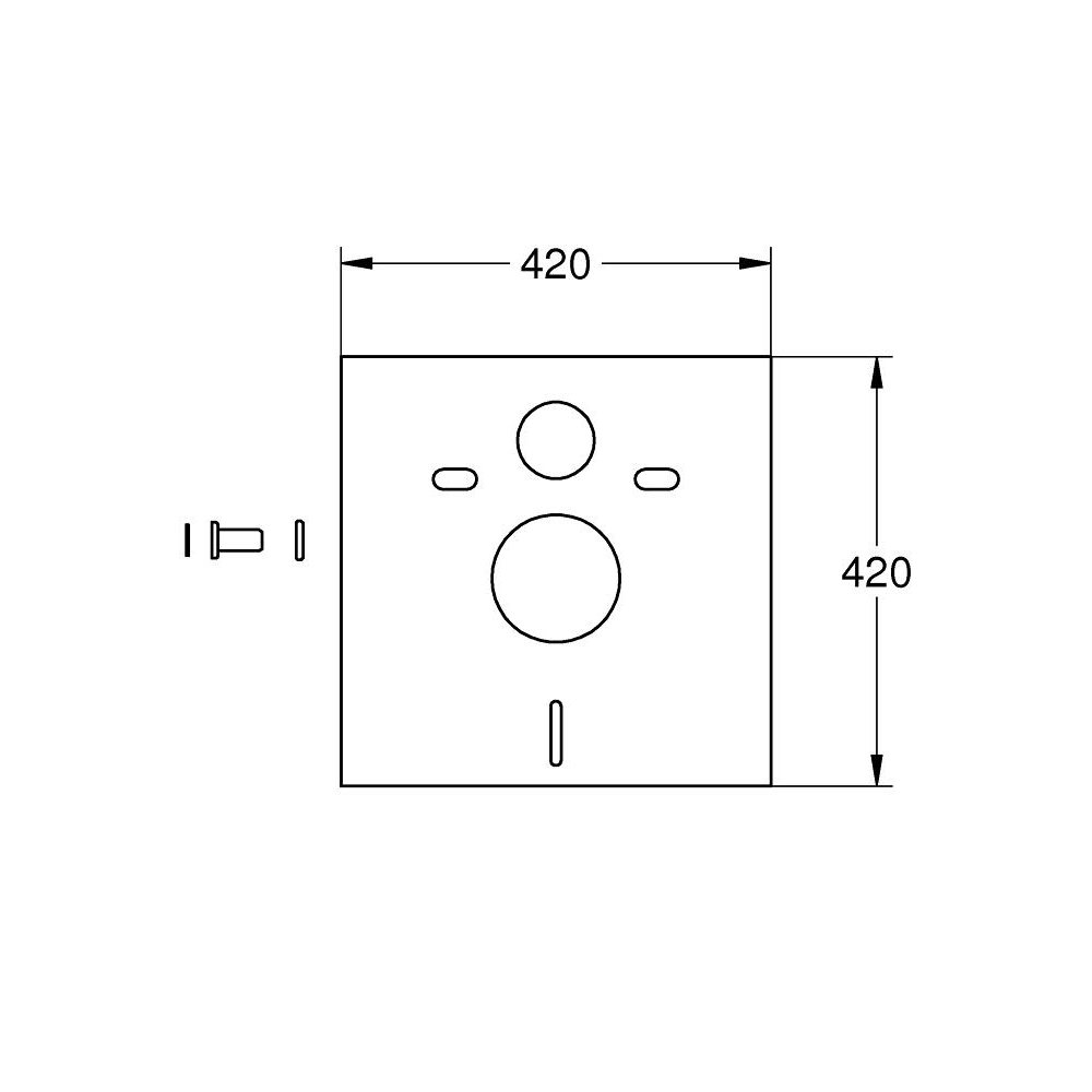Комплект инсталляции GROHE Rapid SL 38775001 с унитазом Aqueduto CONE CONT2130 и раковиной Aqueduto ESPIRAL ESP0330 (NW0563)
