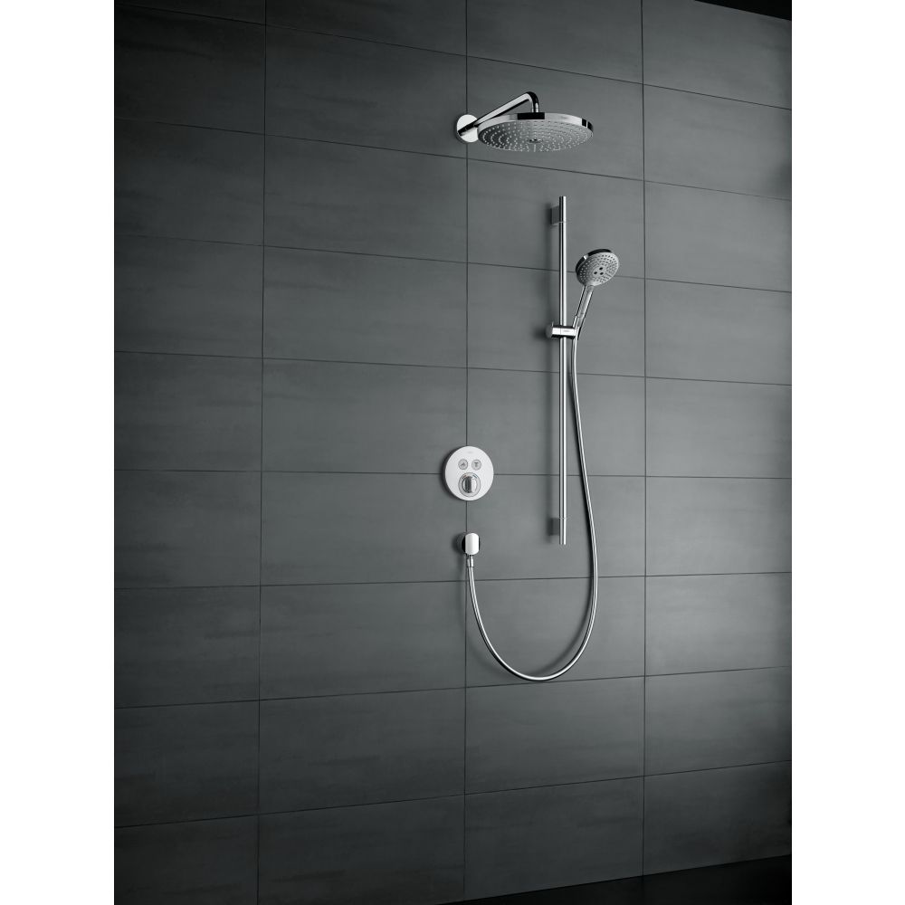 Душевой гарнитур hansgrohe Raindance Select S 120 3jet со штангой 90 см и мыльницей 26631000, хром