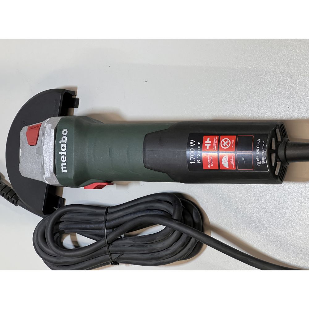 Угловая шлифмашина Metabo WE 17-125 Quick, 1700 Вт, 125 мм, 11000 об/мин, (УЦЕНЕННЫЙ ТОВАР) (600515000/U)