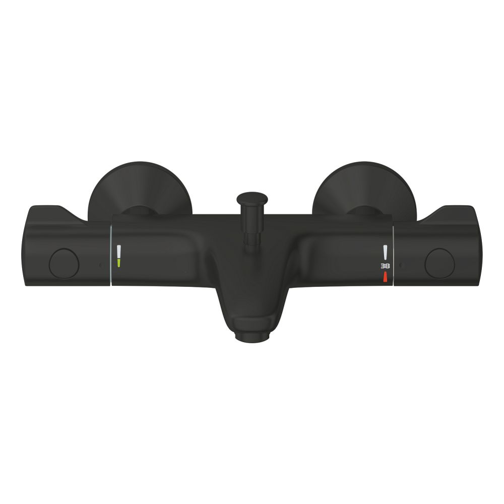 Термостат для ванны GROHE Grohtherm 800, матовый черный (1022032430)