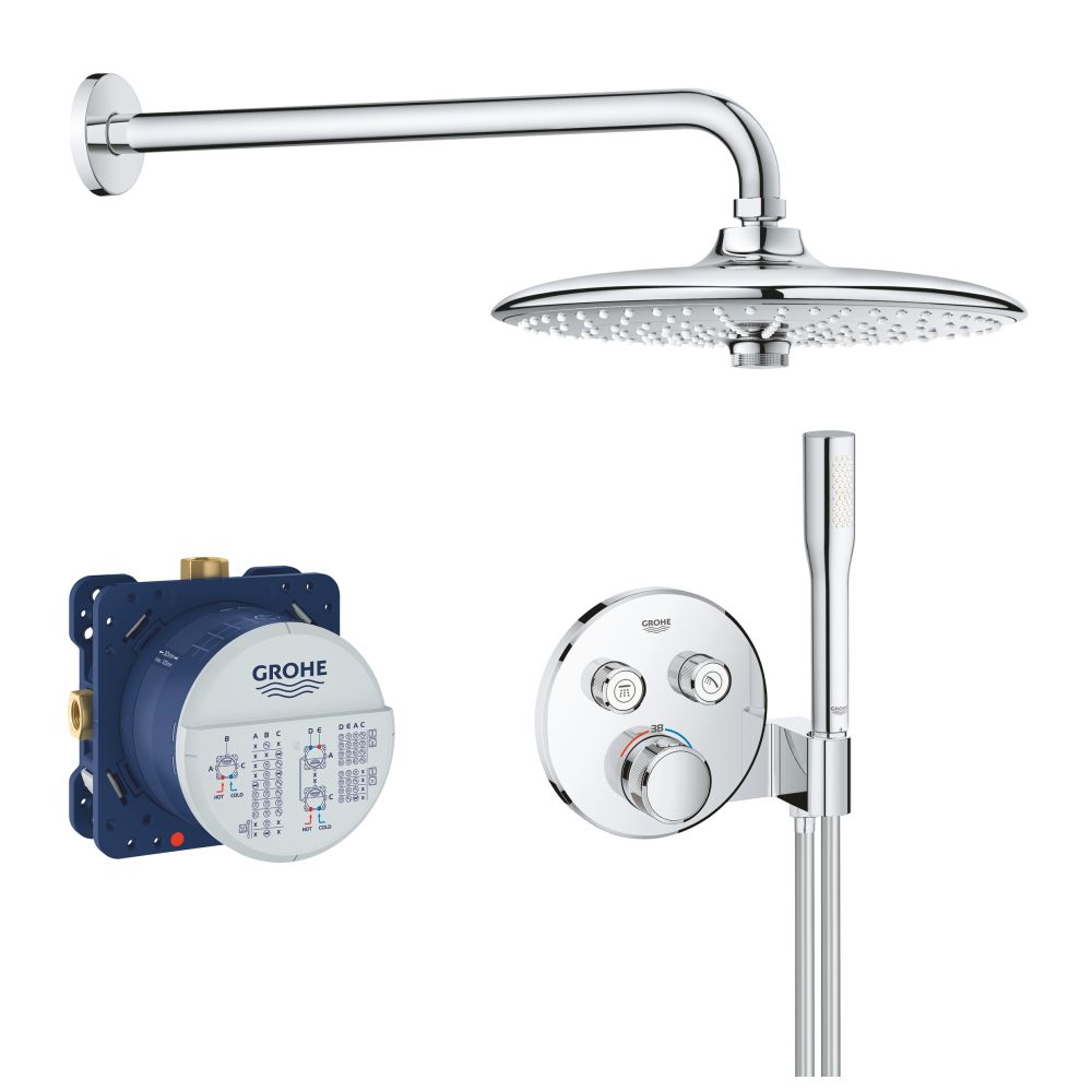 Набор для комплектации душа GROHE Grohtherm SmartControl, хром, (34744000)