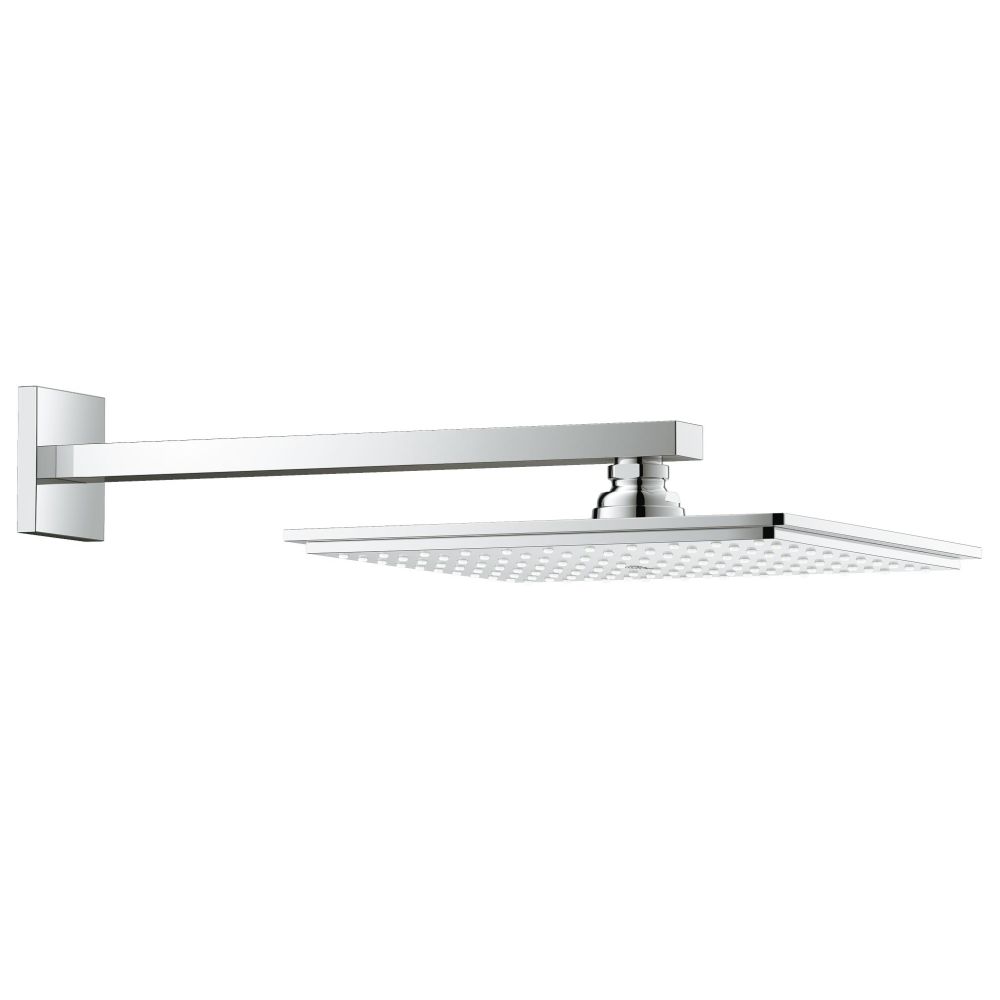Верхний душ GROHE Rainshower Allure 230 с кронштейном, 9,5 л/мин, 1 режим, 286 мм, хром (26064000)