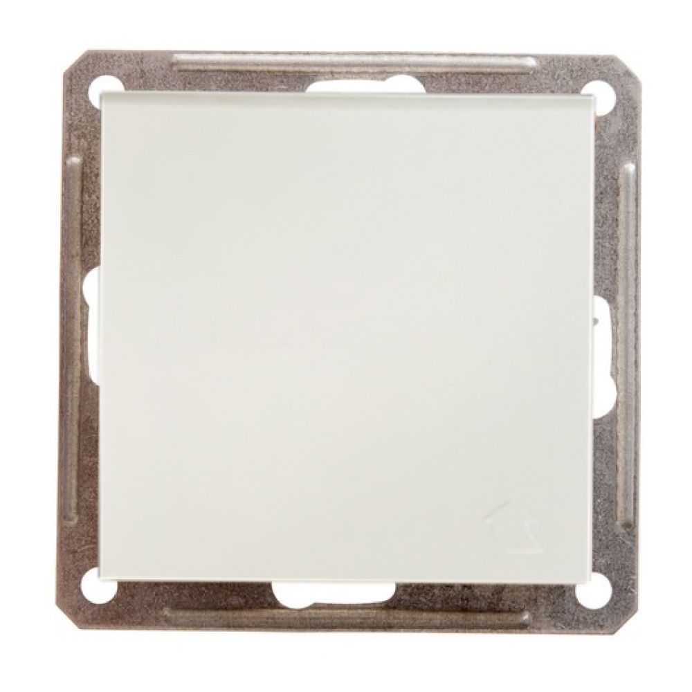 Розетка с заземлением со шторками 16А Systeme Electric (Schneider Electric) W59 Aqua, белый RS16-152B-1-86