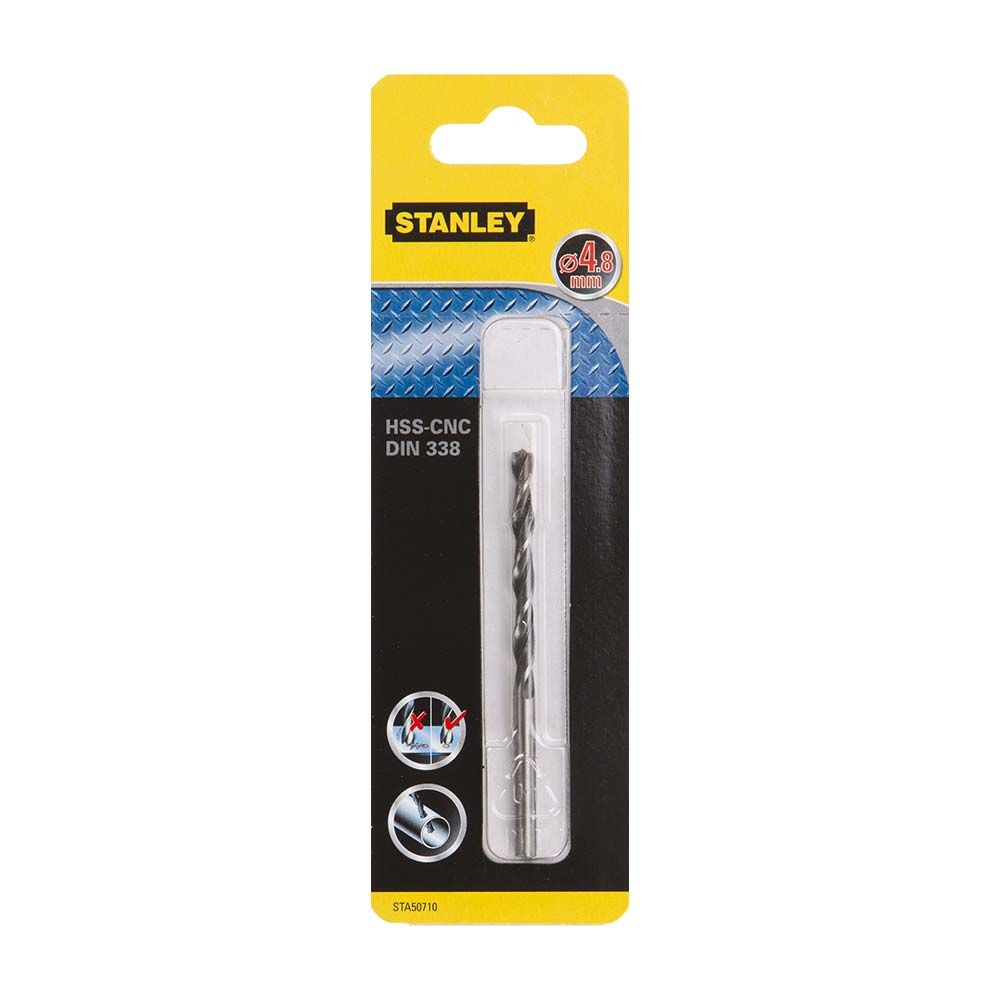 Сверло по металлу STANLEY STA50710, HSS-G CROWN 4.8x86x52 мм