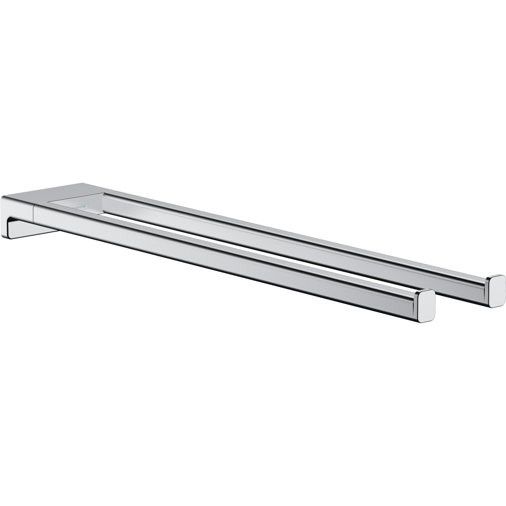 Держатель для полотенец hansgrohe AddStoris двойной 41770000, хром