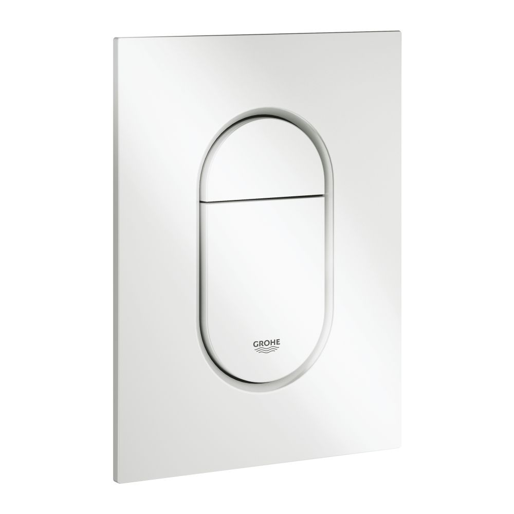 Панель смыва для унитаза GROHE Arena Cosmopolitan S, 3 режима, альпин-белый (37624SH0)