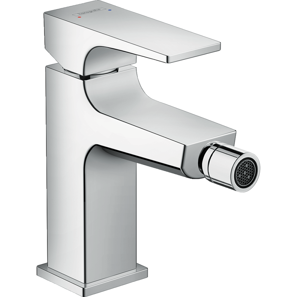 Смеситель для биде hansgrohe Metropol со сливным клапаном Push-Open 32520000, хром