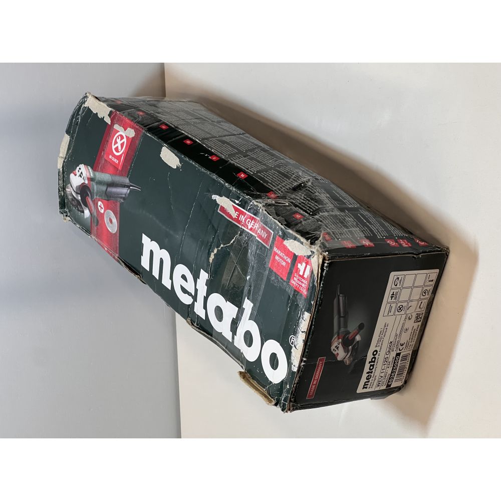 Угловая шлифмашина Metabo WEV 11-125 Quick, 1100 Вт, 125 мм, 10500 об/мин, (УЦЕНЕННЫЙ ТОВАР) (603625000/U)