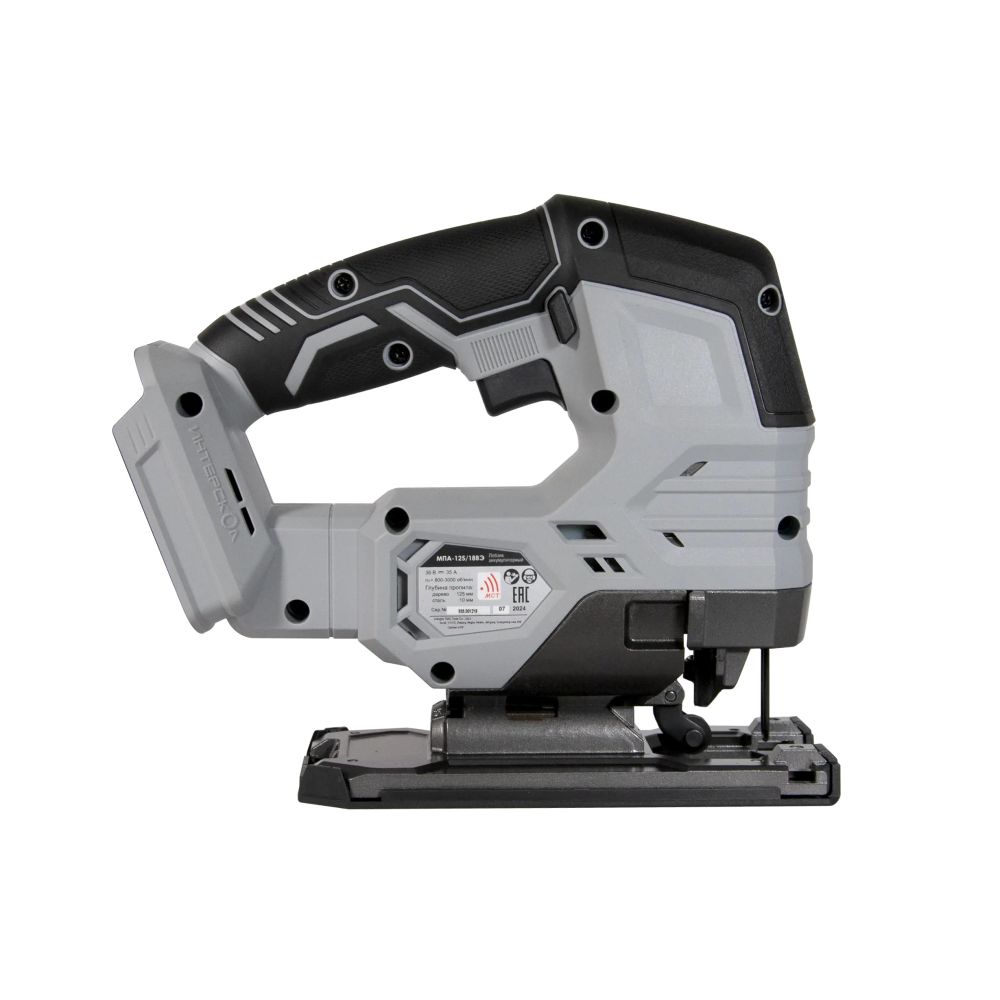 Аккумуляторный лобзик ИНТЕРСКОЛ МПА-125/18ВЭ, 18 В, 3000 ход/мин, 26 мм, без АКБ и ЗУ (939.0.0.70)