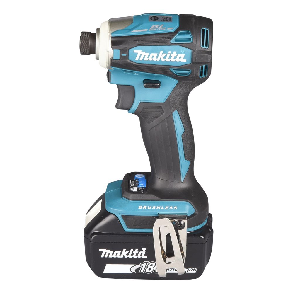 Аккумуляторный ударный шуруповерт Makita LXT, 18 В, 170 Нм, 3400 об/мин, 1/4", без АКБ и ЗУ, в кейсе MakPac, DTD153ZJ