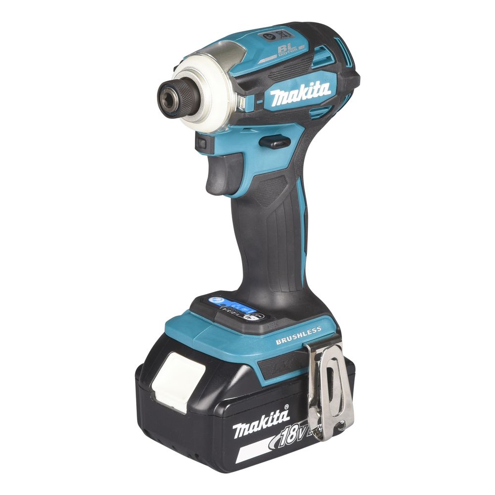 Аккумуляторный ударный шуруповерт Makita LXT, 18 В, 170 Нм, 3400 об/мин, 1/4", без АКБ и ЗУ, в кейсе MakPac, DTD153ZJ