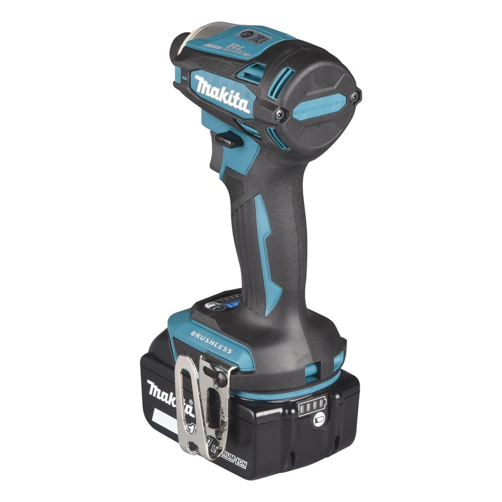 Аккумуляторный ударный шуруповерт Makita LXT, 18 В, 170 Нм, 3400 об/мин, 1/4", без АКБ и ЗУ, в кейсе MakPac, DTD153ZJ