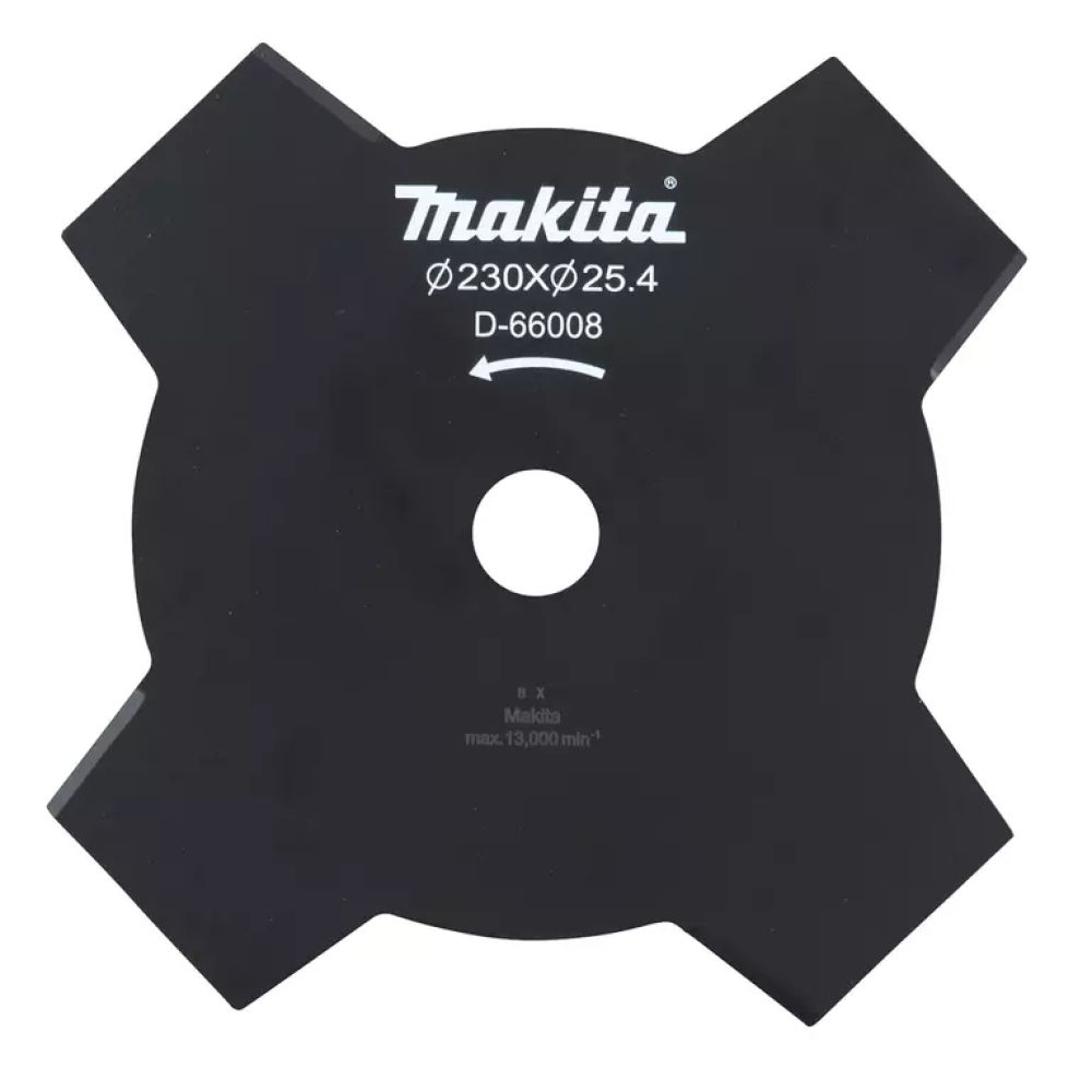 Нож для газонокосилки Makita 4 зуба 23 см (D-66008)